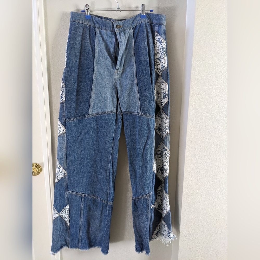 We the Free - Free People - lace embellished pants